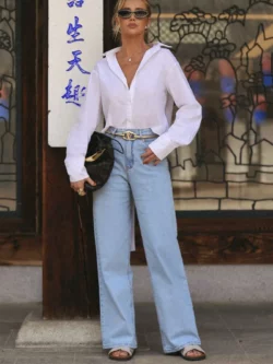 Zen Calça Reta Jeans