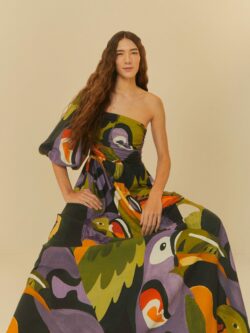 Farm Vestido Crooped Voo Doce
