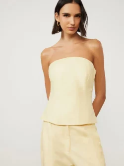 Animale Top Justo Amarelo Papiro