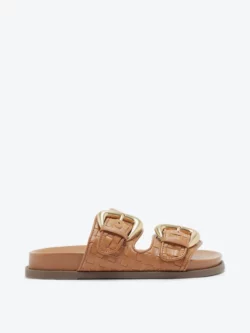 Schutz Papete Flats Couro