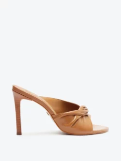 Schutz Tamanco New Icon Couro Marrom