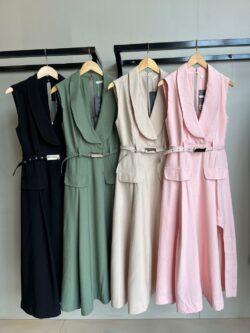 Le Blanc Vestido Mid