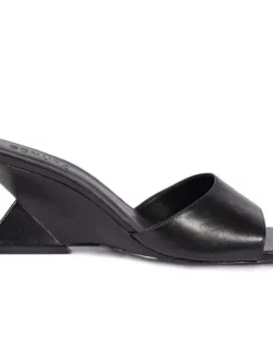 Schutz Mule Abbie Sculpt Couro