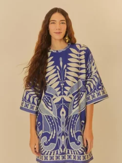 Farm Vestido T-shirt Rendeira