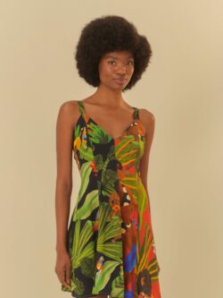 Farm Vestido Patch Beleza Tropical
