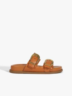 Schutz Papete Slide Couro