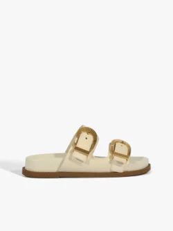 Schutz Papete Slide Couro