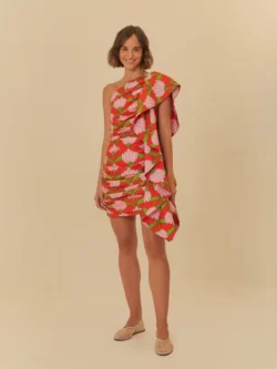 Farm Vestido Curto Banana Deco