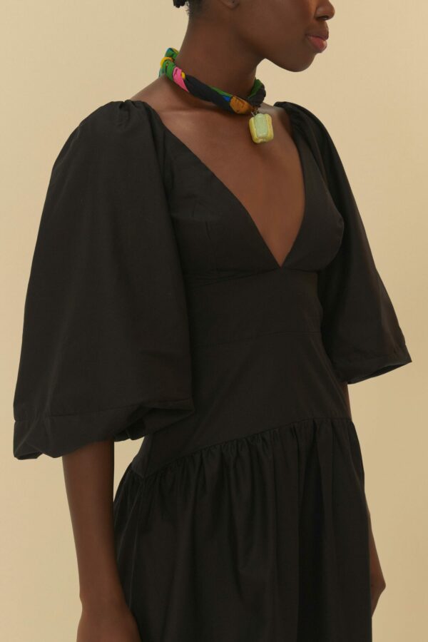 Farm Vestido Cropped Mangas - Imagem 3
