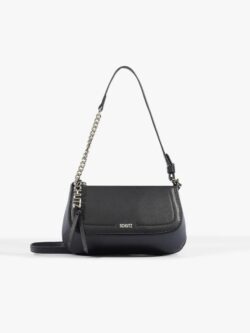 Schutz Bolsa Tiracolo Pequena Couro Tina Preta
