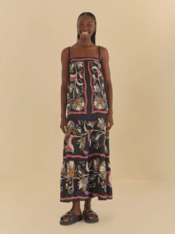 Farm Vestido Cropped Lenço Lia