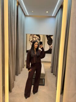 Le Blanc Conjunto Tricot Liso