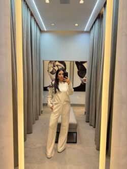 Le Blanc Conjunto Tricot