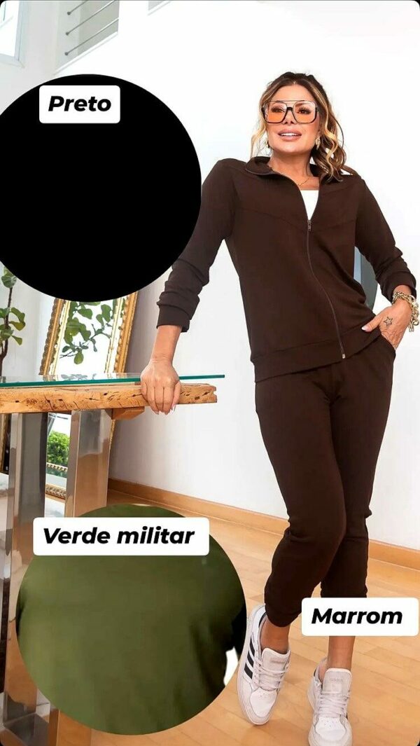 Le Blanc Conjunto com Ziper - Imagem 3