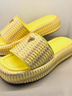 Schutz Papete Viena Plataforma Amarelo