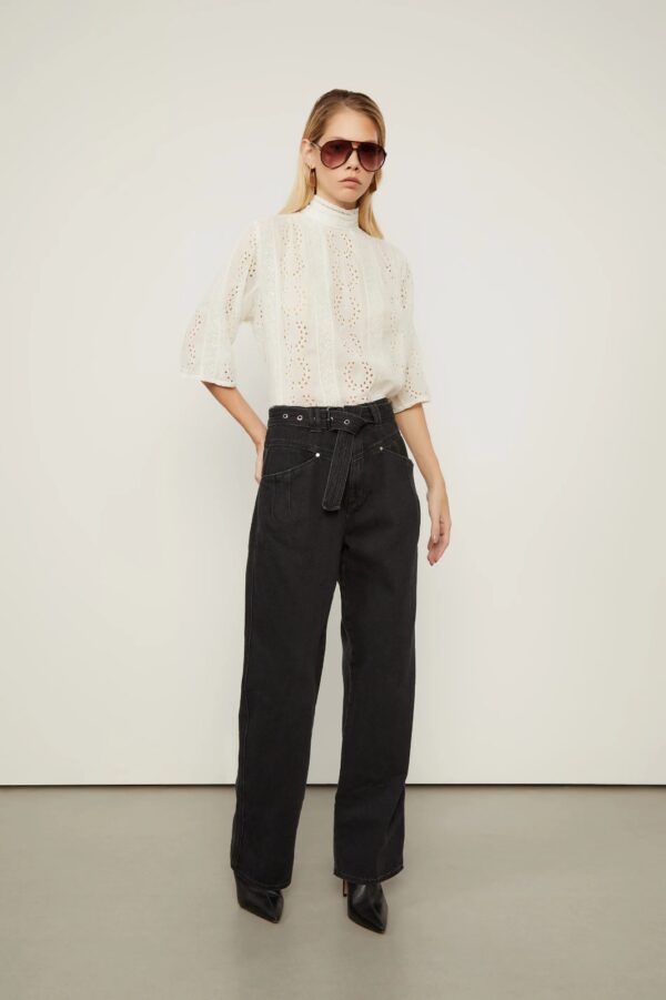 Animale Calça Black Jeans Com Cinto