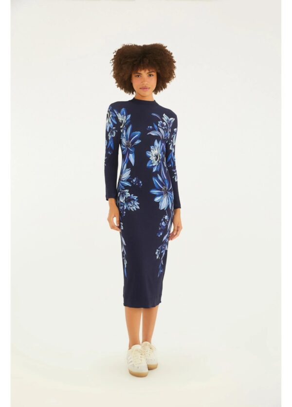 Farm Vestido Midi Estampado Floral Tati