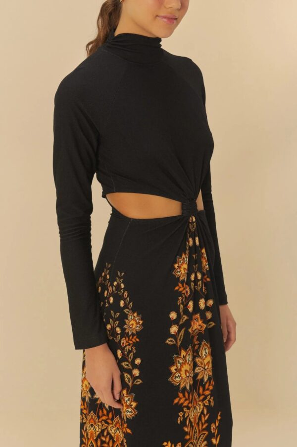 Farm Vestido Cropped Estampado Flora Abacaxi - Imagem 2