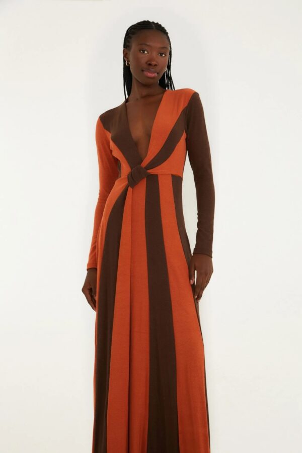 Farm Vestido Decote Crepe - Imagem 3