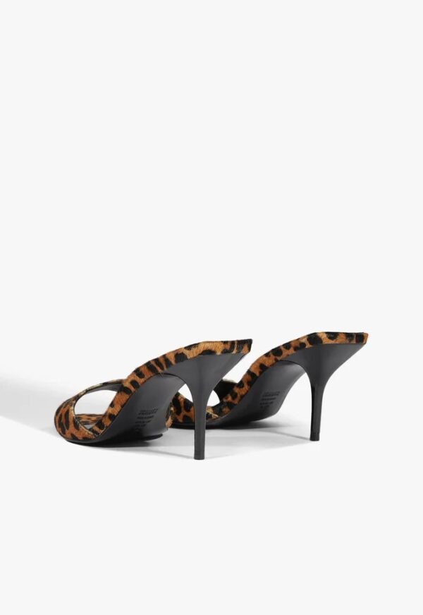 Schutz Tamanco Elodie Couro Animal Print - Imagem 3