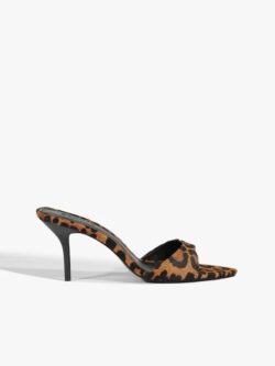 Schutz Tamanco Elodie Couro Animal Print