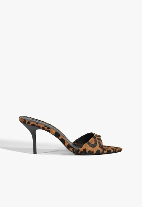 Schutz Tamanco Elodie Couro Animal Print