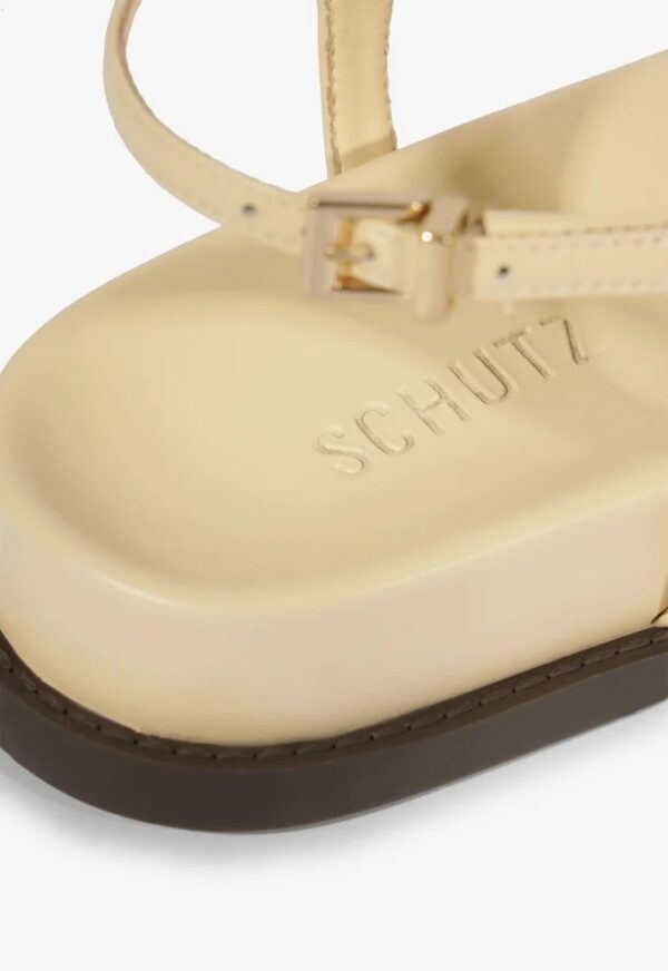 Schutz apete Couro Amarelo Manteiga - Imagem 5