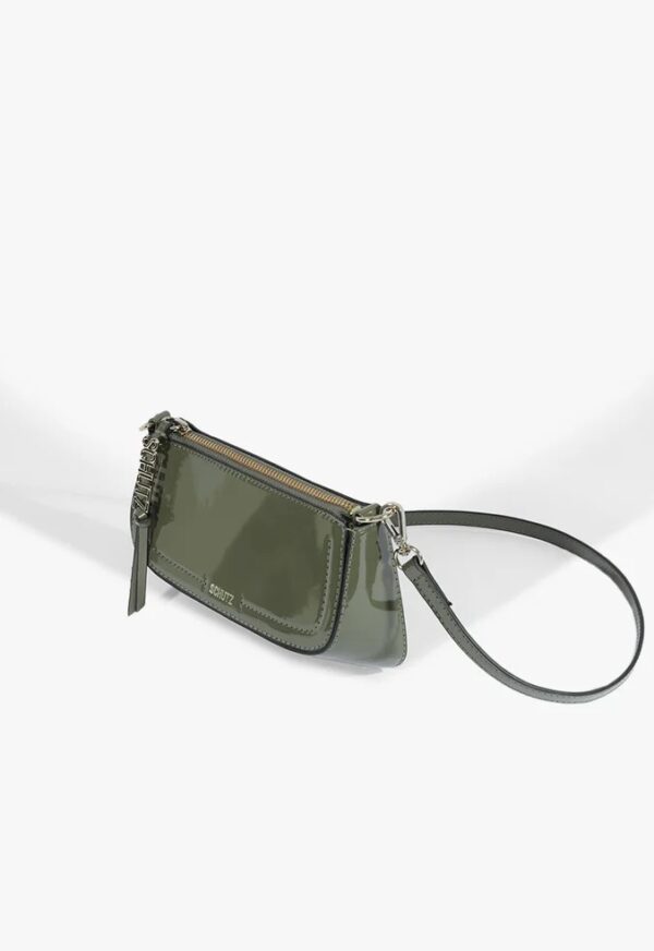 Schutz Bolsa Tiracolo Mini Tina Verniz Verde - Imagem 5
