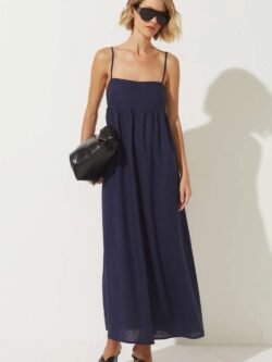 Le Blog Vestido Raissa Azul Marinho