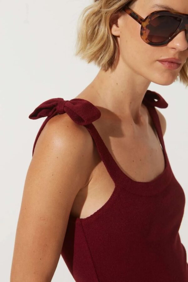 Le Blog Blusa Liah Dark Wine - Imagem 2