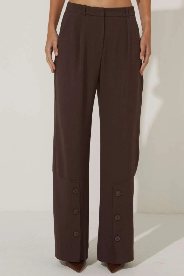 Le Blog Calça Sabrina Marrom Dark - Imagem 2