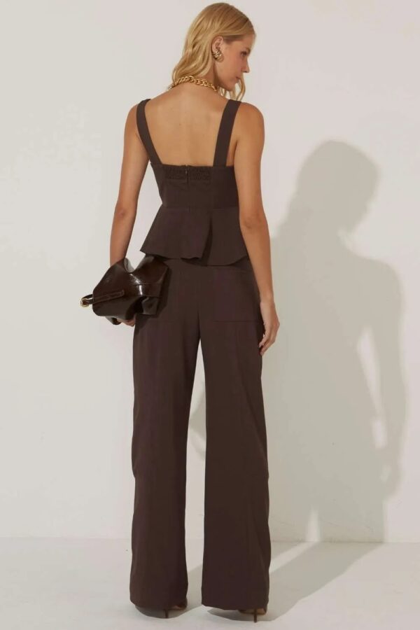 Le Blog Calça Sabrina Marrom Dark - Imagem 3