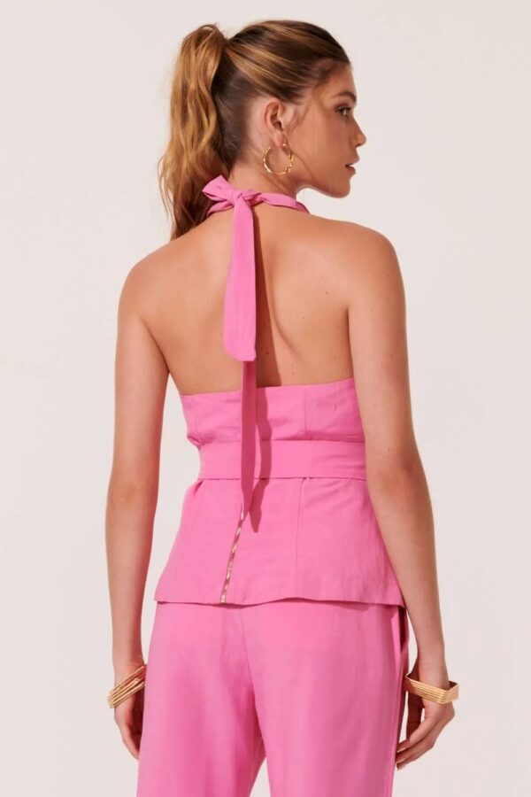 Le Blog Blusa Andriele Rosa Hyper Blush - Imagem 3