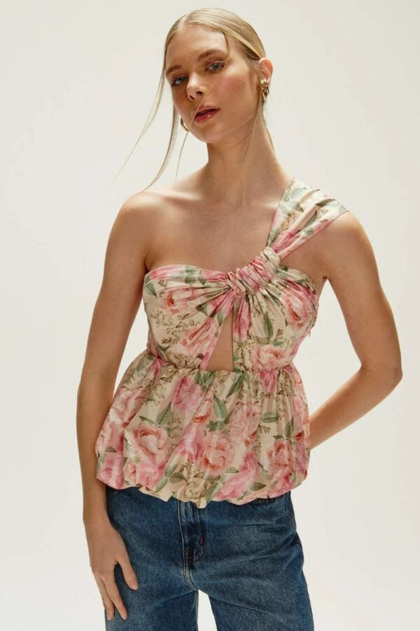 Le Blog Blusa Helena Floral Aquarele