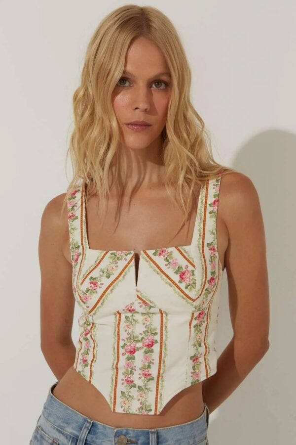 Le Blog Corselet Naomi Estampa Liberty Stripe