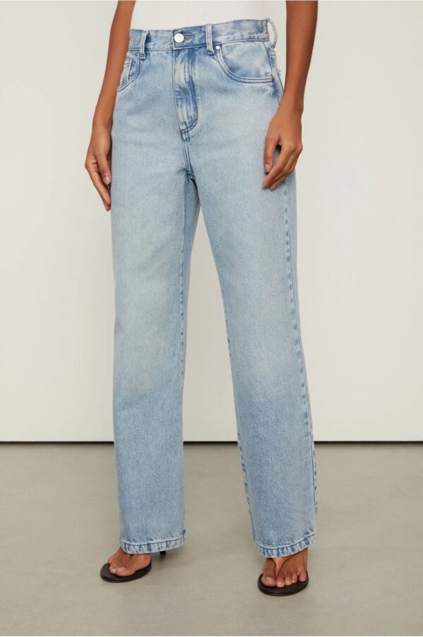Animale Calça Jeans Reta Com Lavagem Clara - Imagem 2