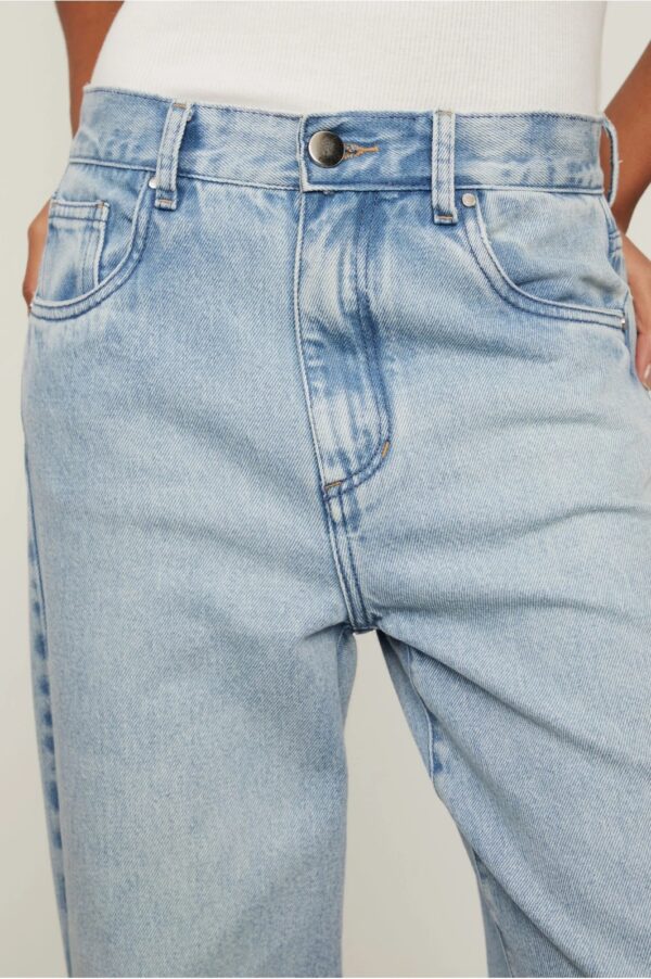 Animale Calça Jeans Reta Com Lavagem Clara - Imagem 3
