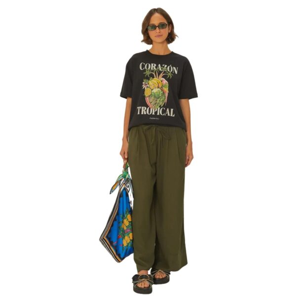 Farm Tshirt Média Corazon Tropical Preta - Imagem 2