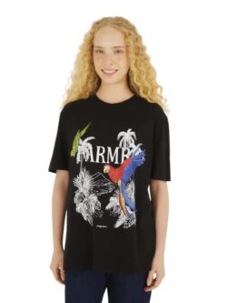 Farm T-shirt Media Paisagem Ipanema Preta