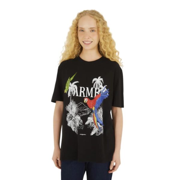 Farm T-shirt Media Paisagem Ipanema Preta