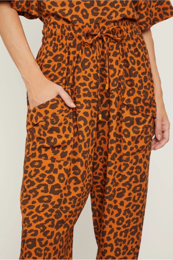 Animale Calça Bomber Cós De Elástico De Viscose Estampada - Imagem 2