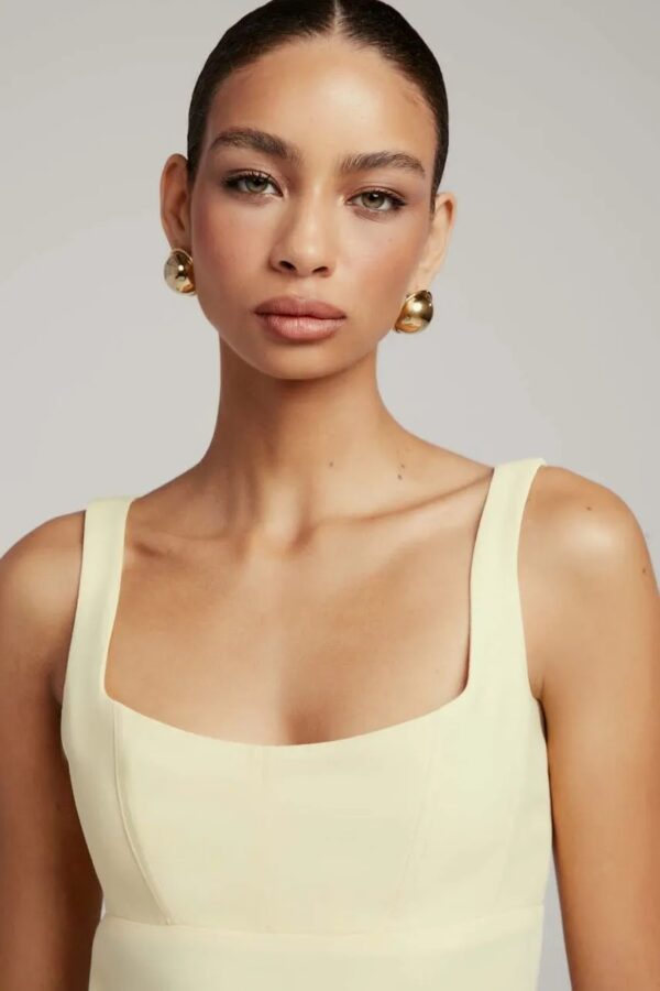 NV Vestido Adélia - Amarelo Creme - Imagem 2