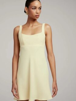 NV Vestido Adélia - Amarelo Creme