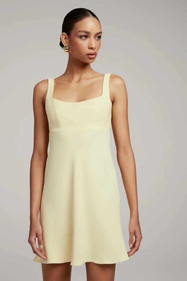 NV Vestido Adélia - Amarelo Creme