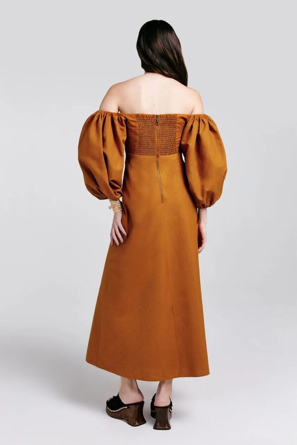 NV Vestido Paola - Amarelo Ambar - Imagem 4