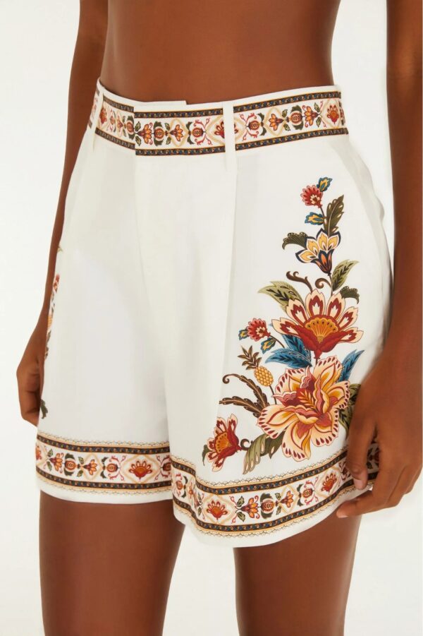 Farm Short Estampado Jardim Majestoso - Imagem 2