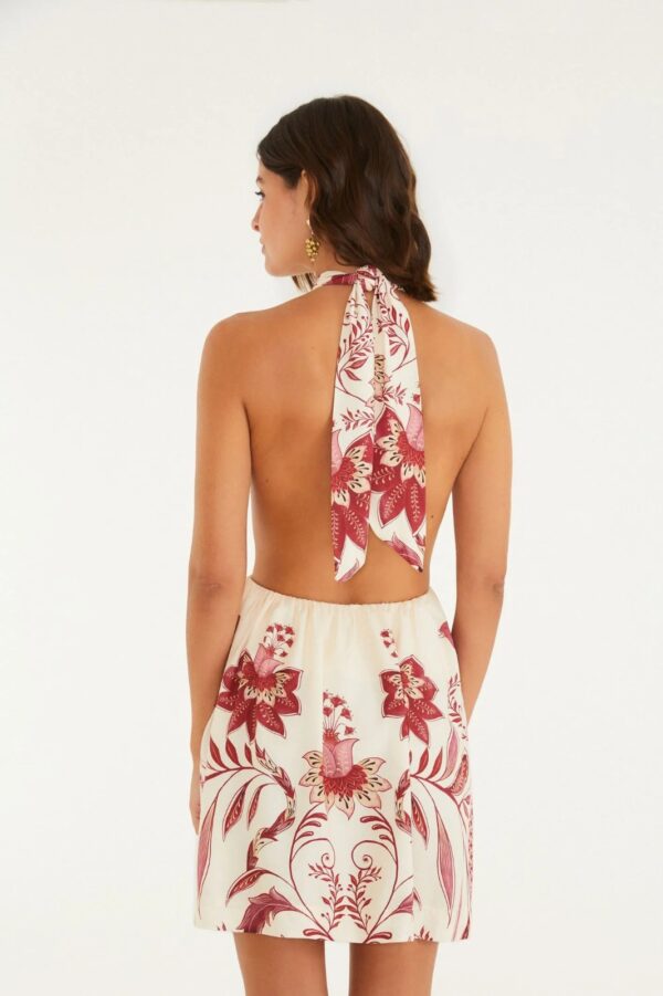 Farm Vestido Curto Estampado Nina - Imagem 3