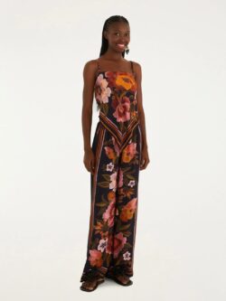 Farm Calça Estampada Floral Cléo