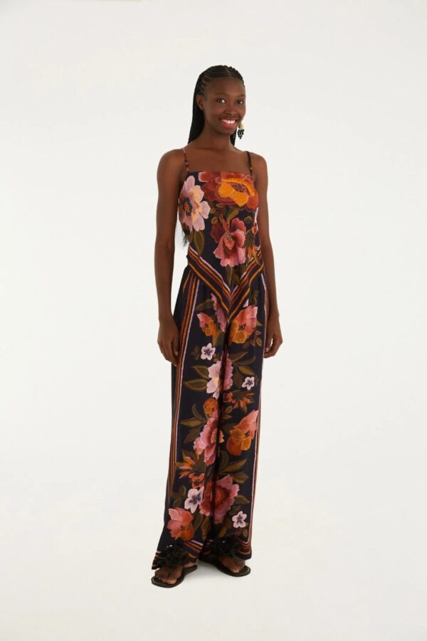 Farm Calça Estampada Floral Cléo