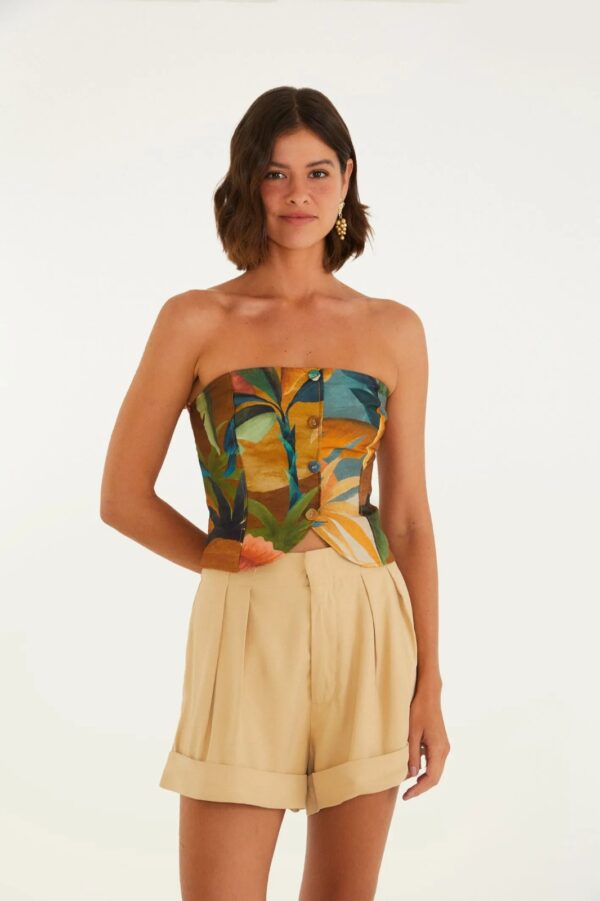 Farm Short Alfaiataria Bolso